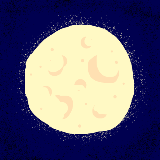 Moon drawing by lin
