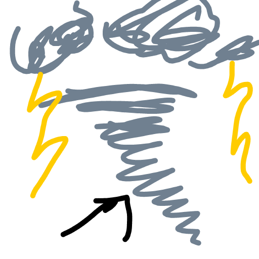 Tornado drawing by sure-sand-pro