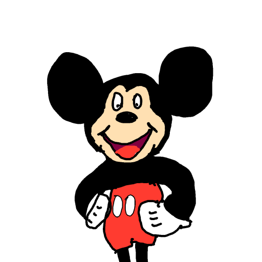 Mickey Mouse drawing by Meepmorp