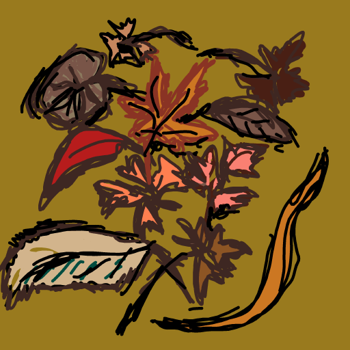 Autumn drawing by Bridgitte