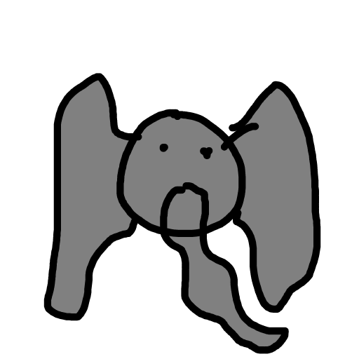 Elephant drawing by aqua-hyper-doodler