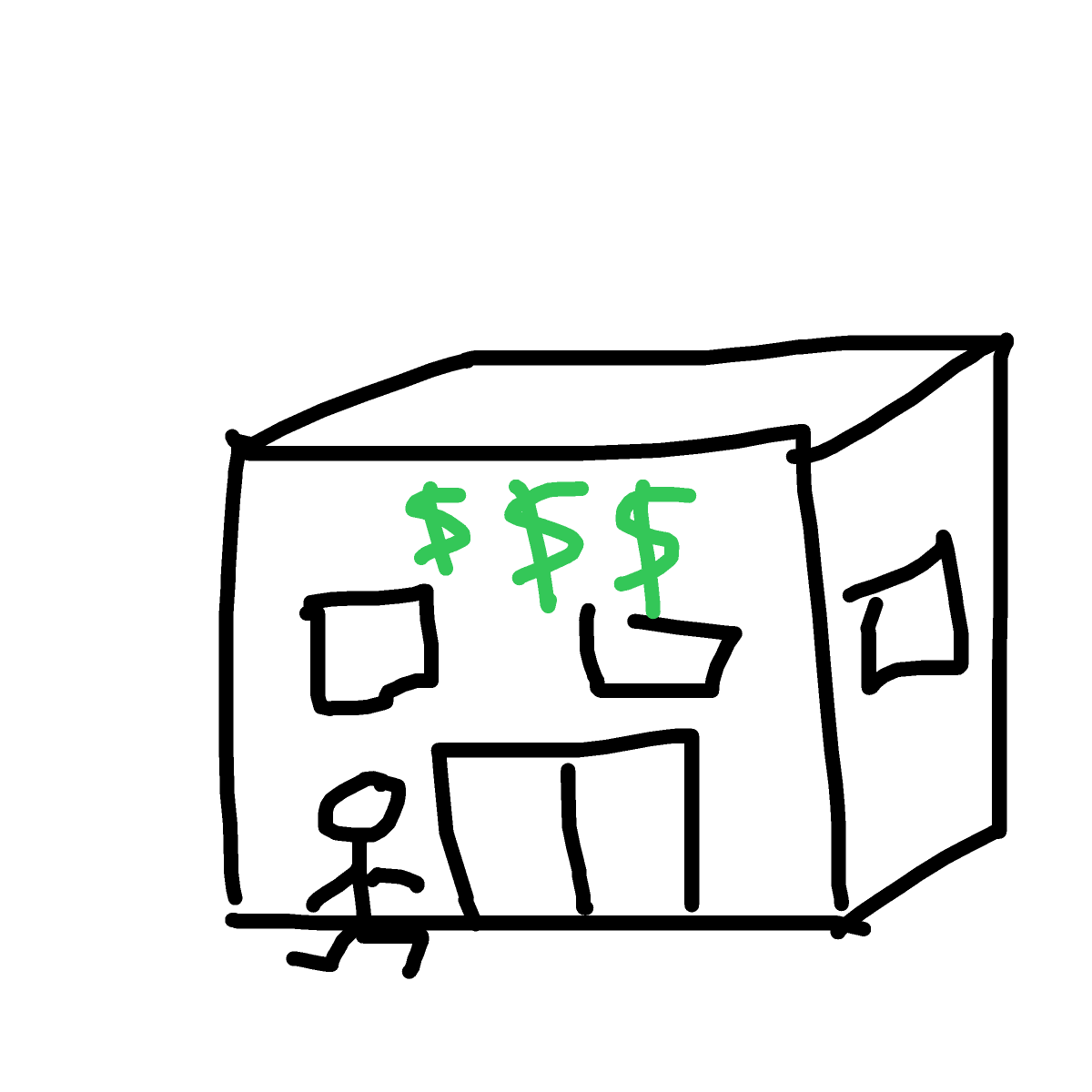 Bank drawing by hatben