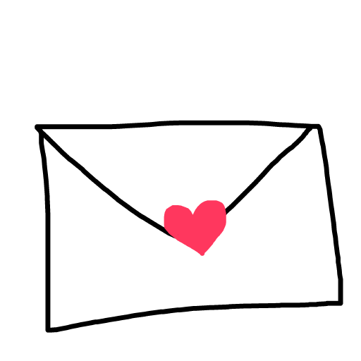 Envelope drawing by ms lady