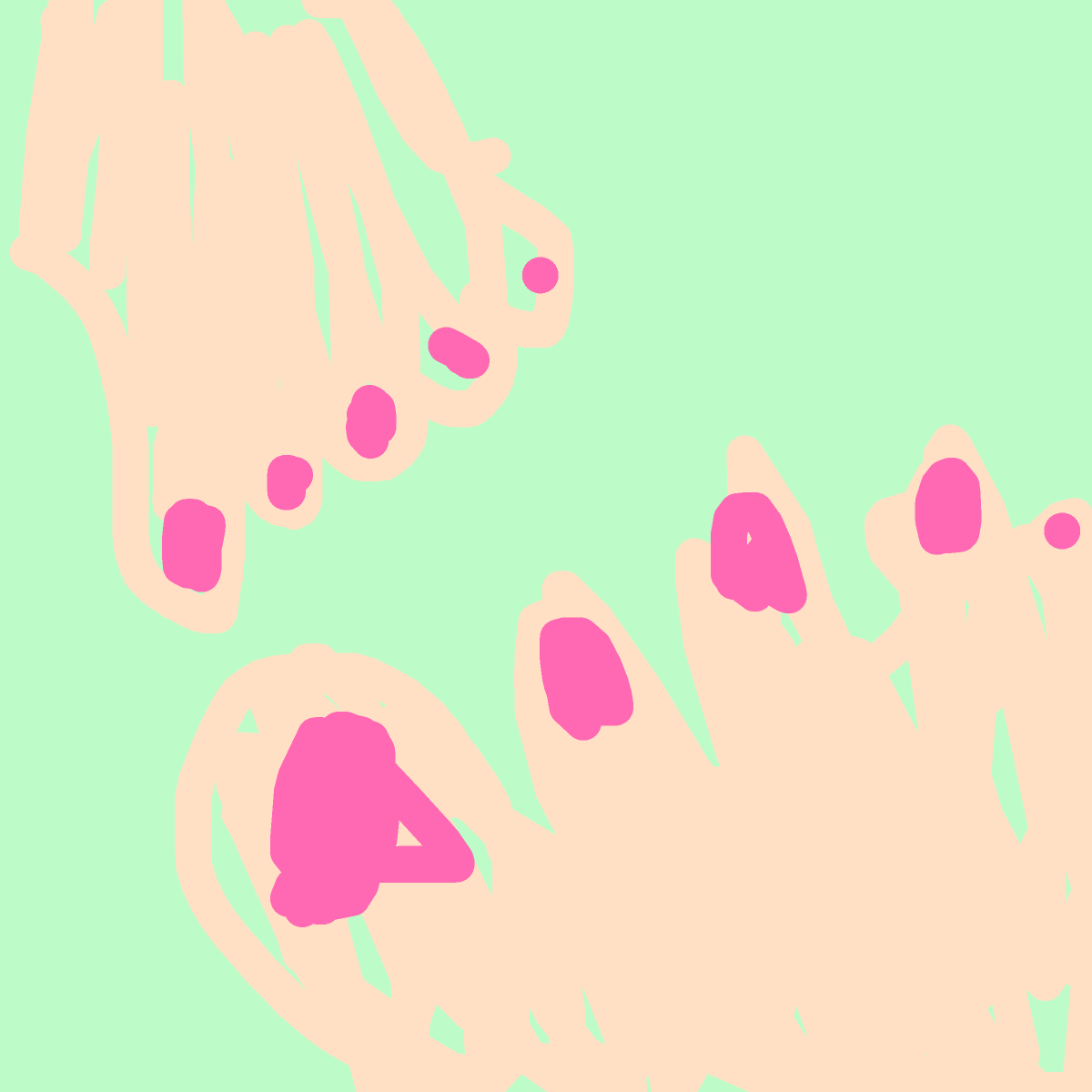 Feet drawing by beanieweenie