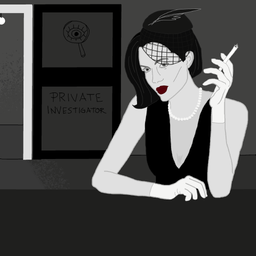 Femme Fatale drawing by firecracker