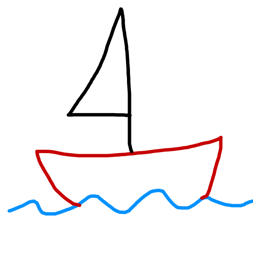 Sailboat drawing by cyan-star-wave