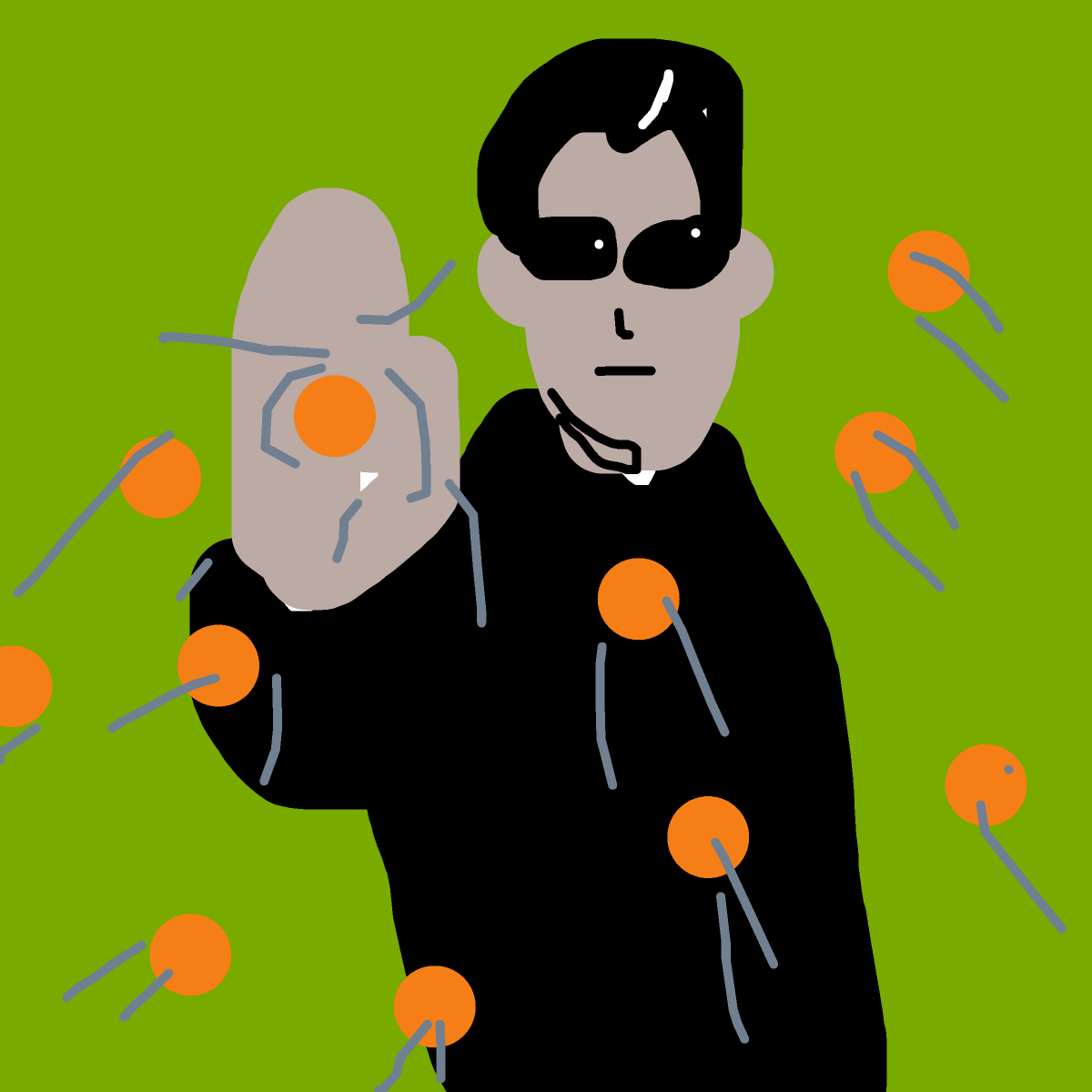 The Matrix drawing by knoxy
