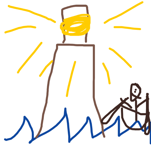 Lighthouse drawing by jopotihnik