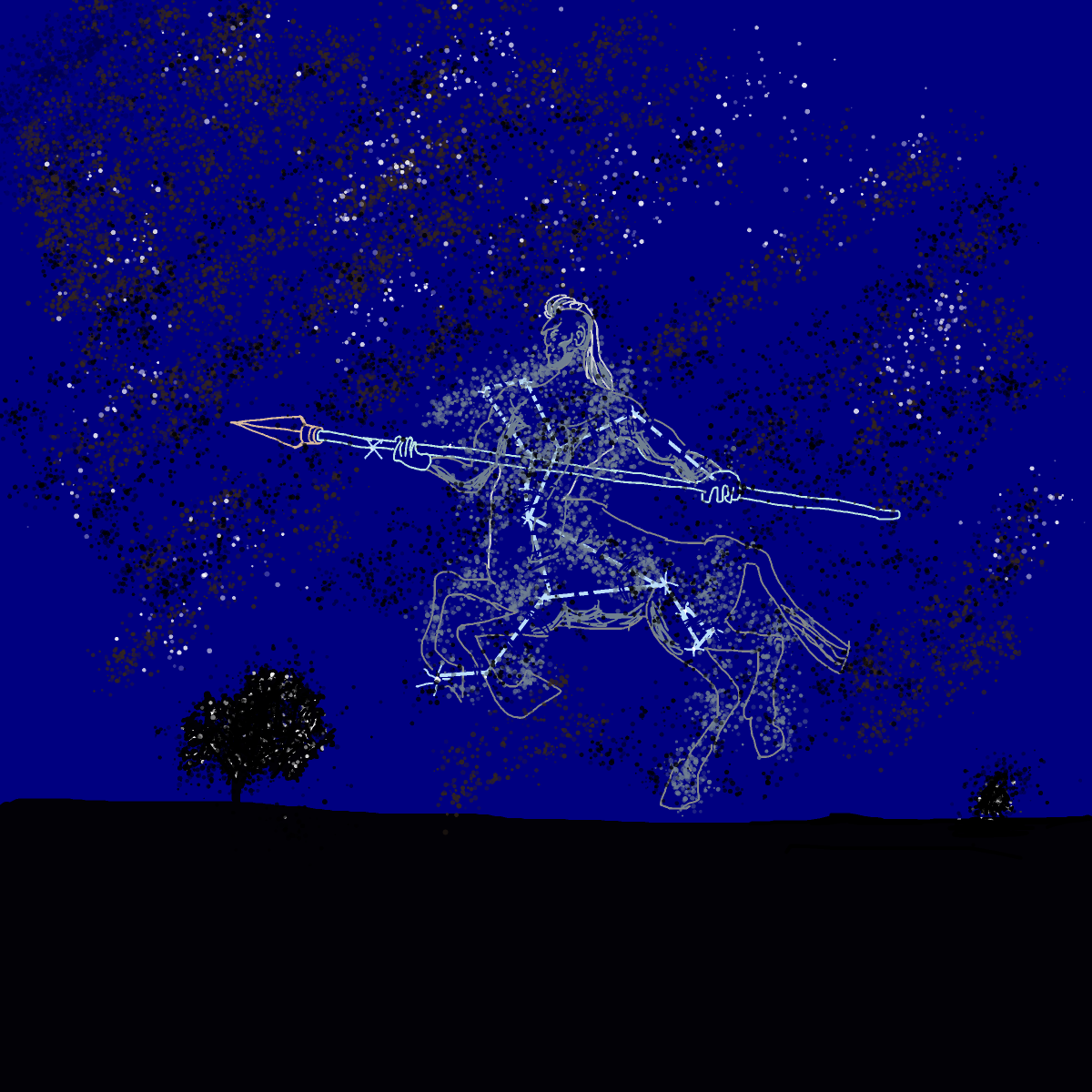 Constellation drawing by brass-alpha-grace