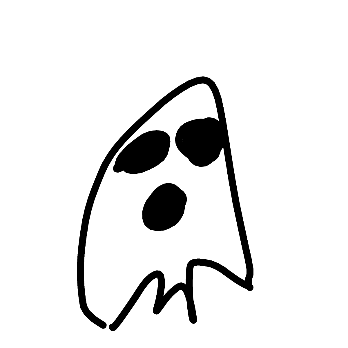 Ghost drawing by cool-iron-realm