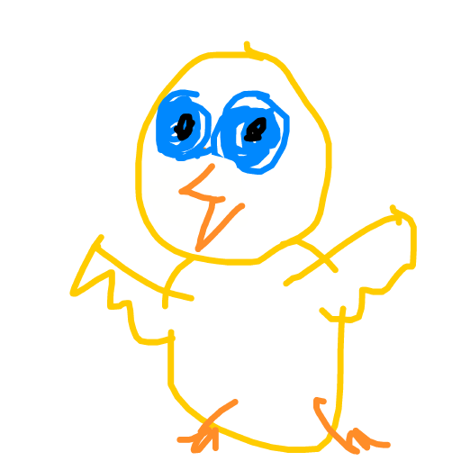 Tweety drawing by pink-omega-master