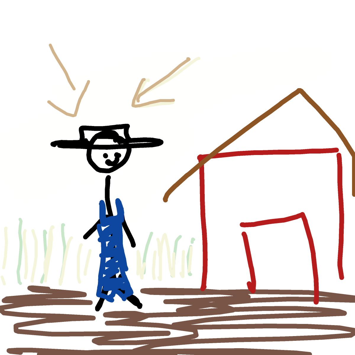Farmer drawing by sage-brush-smith