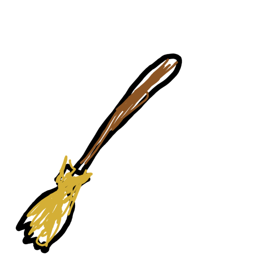 Broomstick drawing by super-pearl-lab