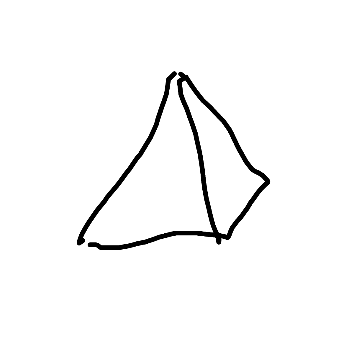 Pyramid drawing by jenjengt