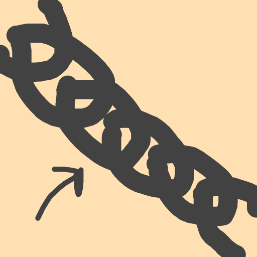 Chain drawing by krissywissy