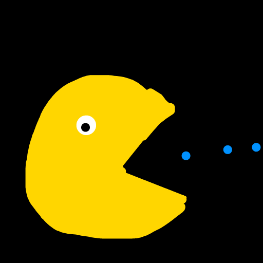 Pac-Man drawing by nice-draw-designer