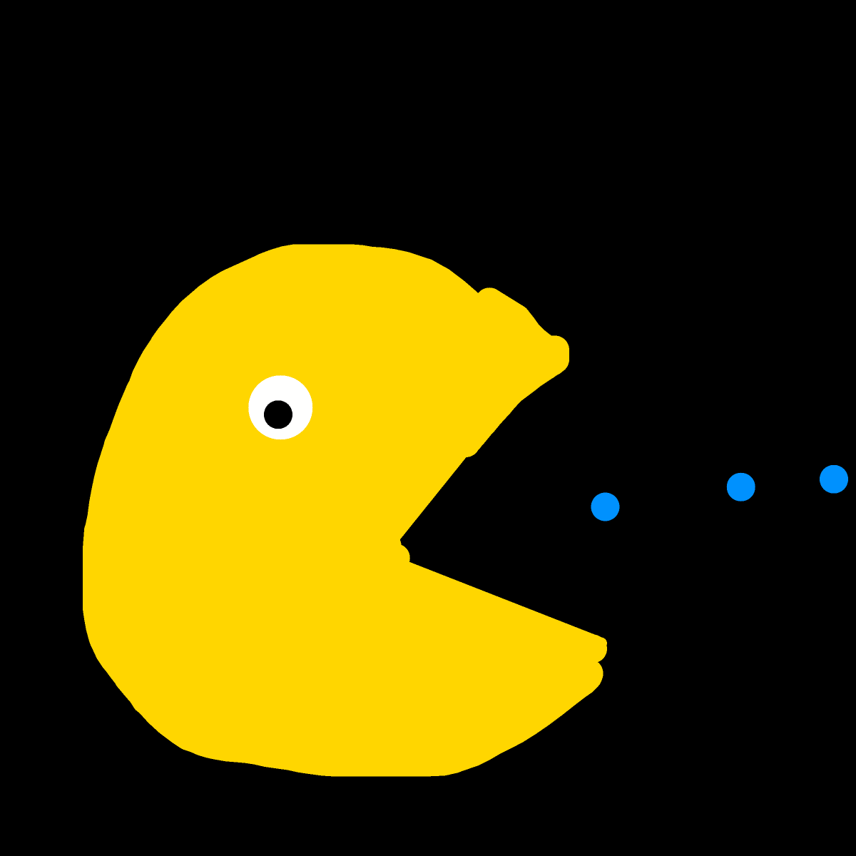 Pac-Man drawing by nice-draw-designer