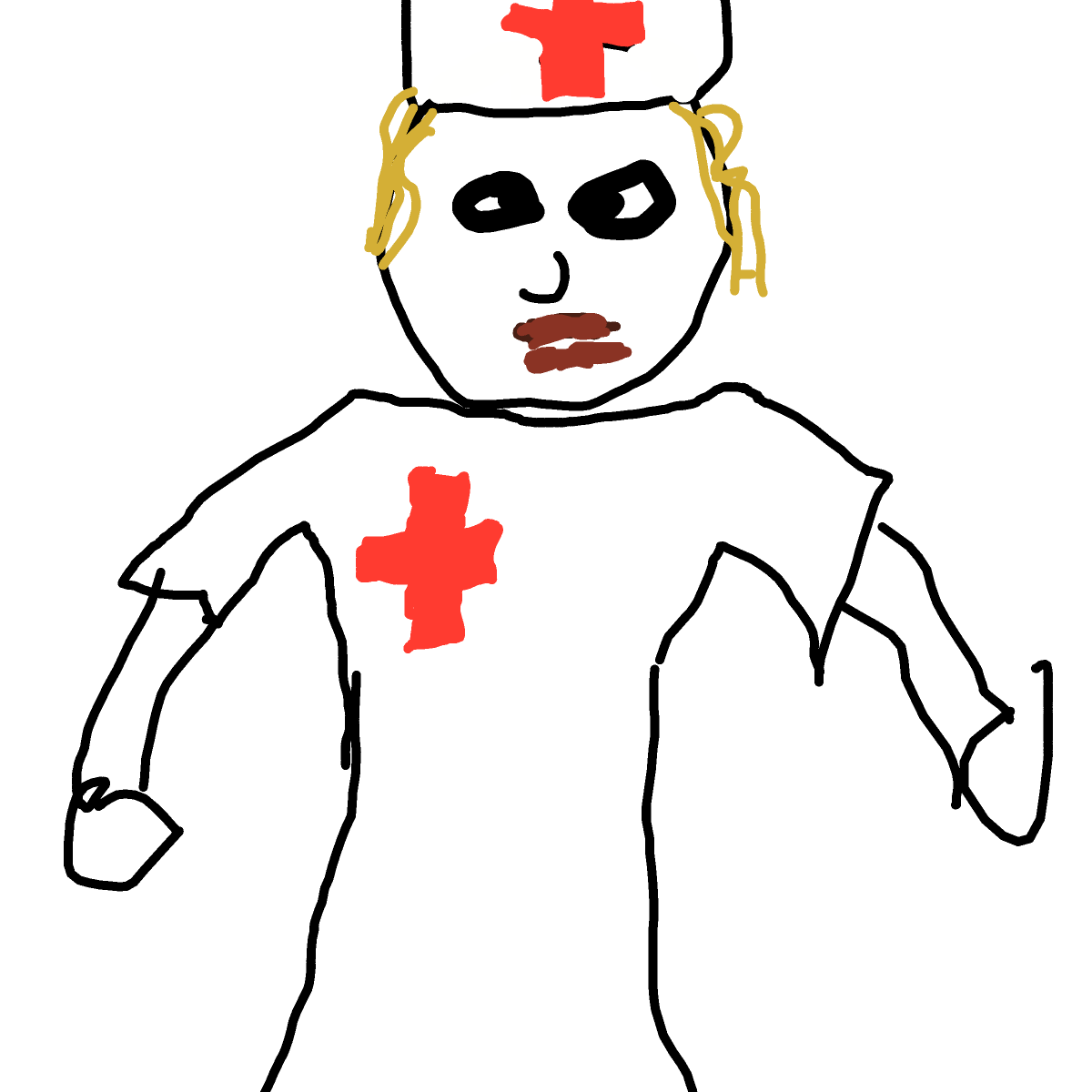 Nurse drawing by last-dark-might