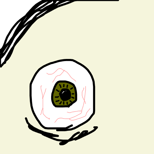 Eyeball drawing by ldiot