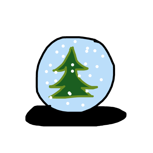 Snow Globe drawing by bia