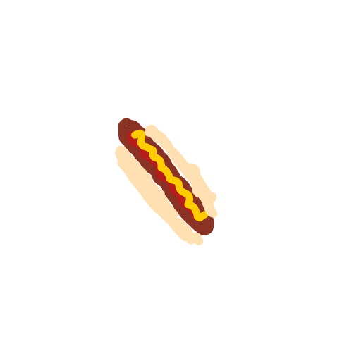 Hot Dog drawing by shez