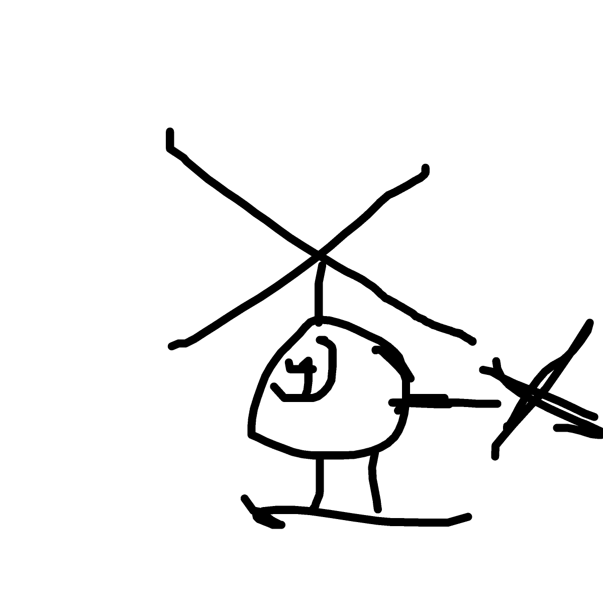 Helicopter drawing by vivid-moon-code