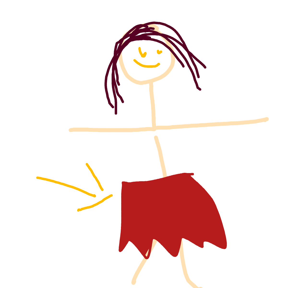 Skirt drawing by coal-mild-peace
