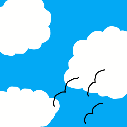 Cloud drawing by kaitlynx3