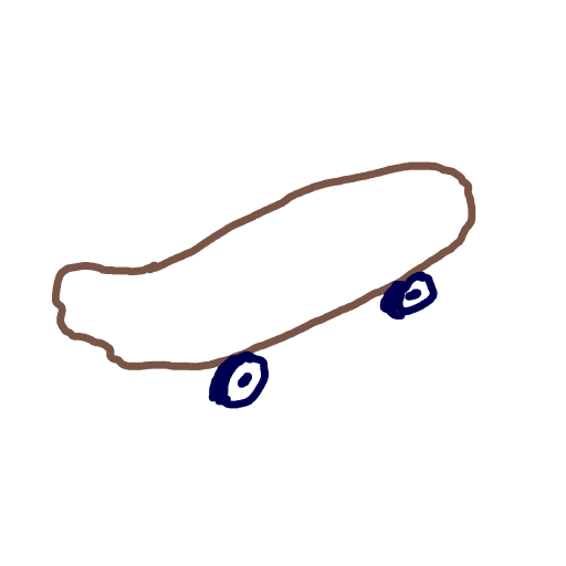 Skateboard drawing by lead-hyper-drive