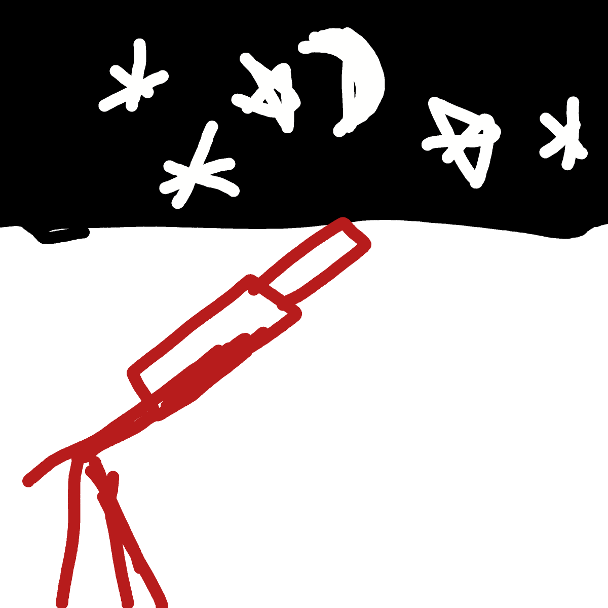 Telescope drawing by coal-mild-peace