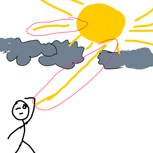 Sunbeam drawing by Nuss