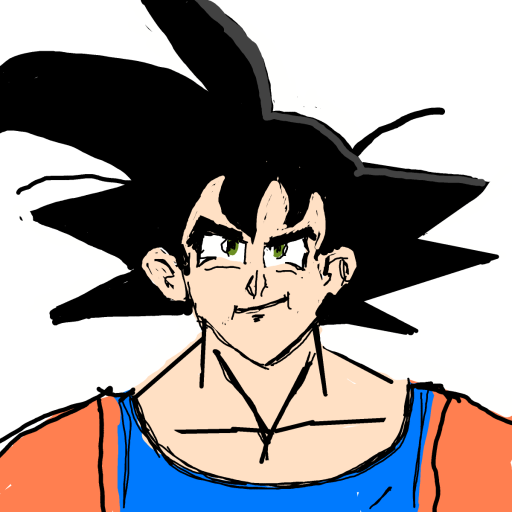 Goku drawing by manders
