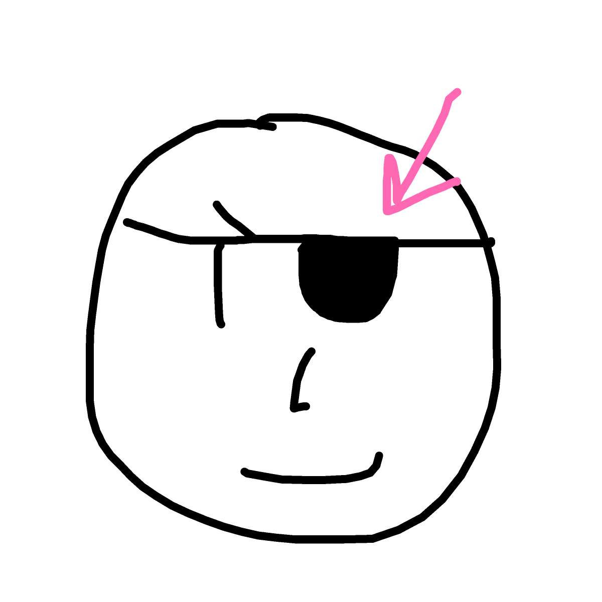 Eye Patch drawing by hatben