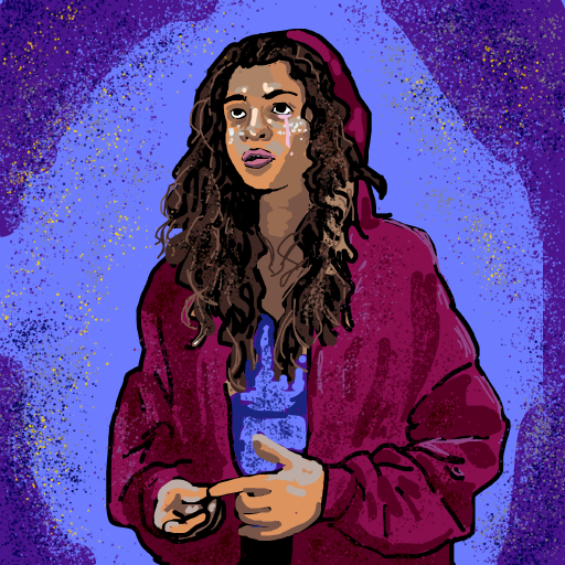 Zendaya drawing by knoxy