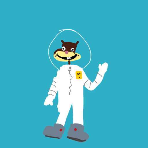 Sandy Cheeks drawing by Guardianoflives