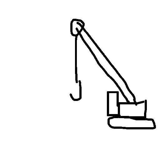 Crane drawing by light-wild-tower