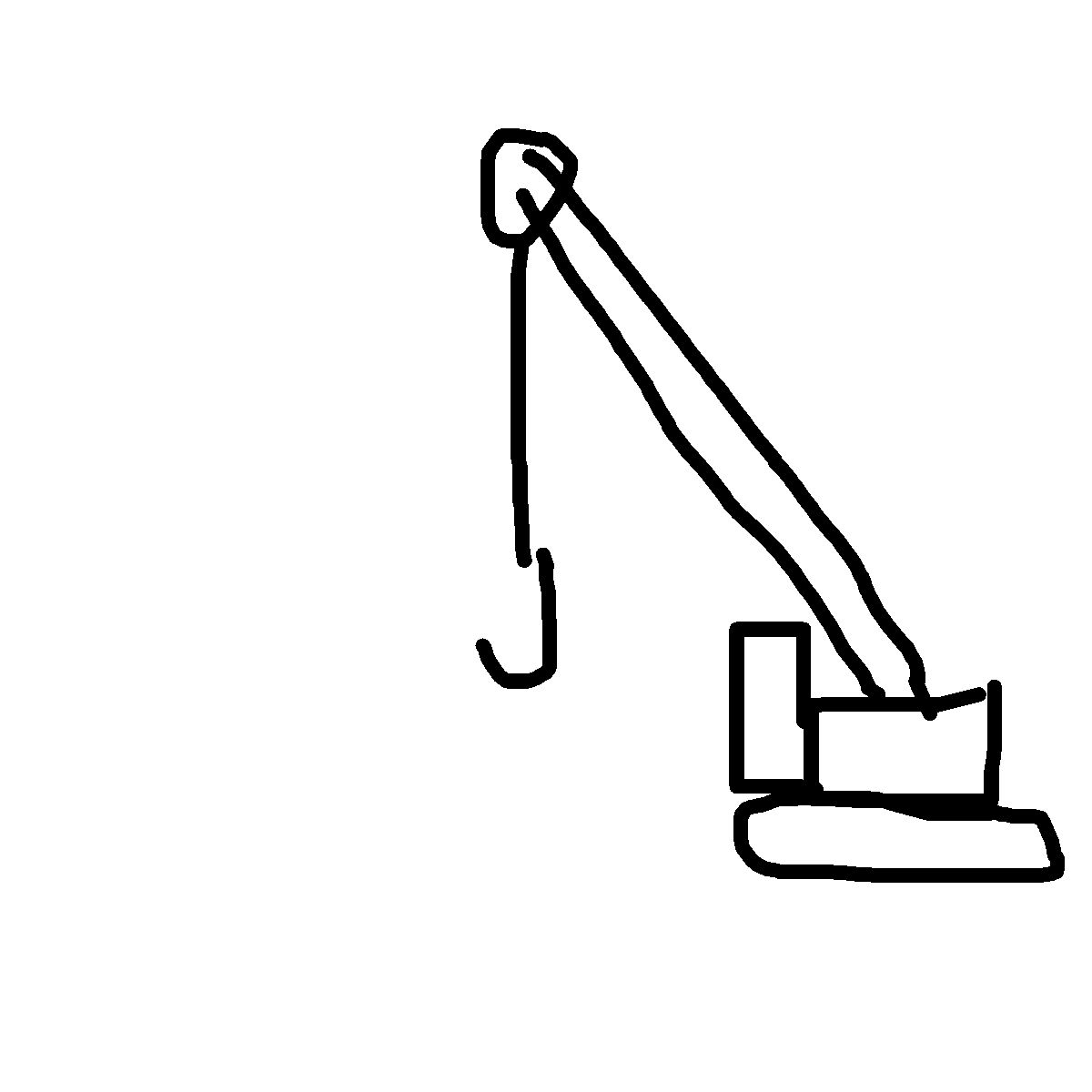 Crane drawing by light-wild-tower