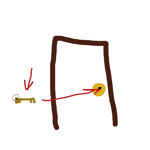 Key drawing by brush-star-site