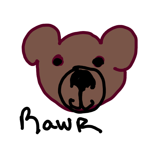 Bear drawing by wind-noble-grace