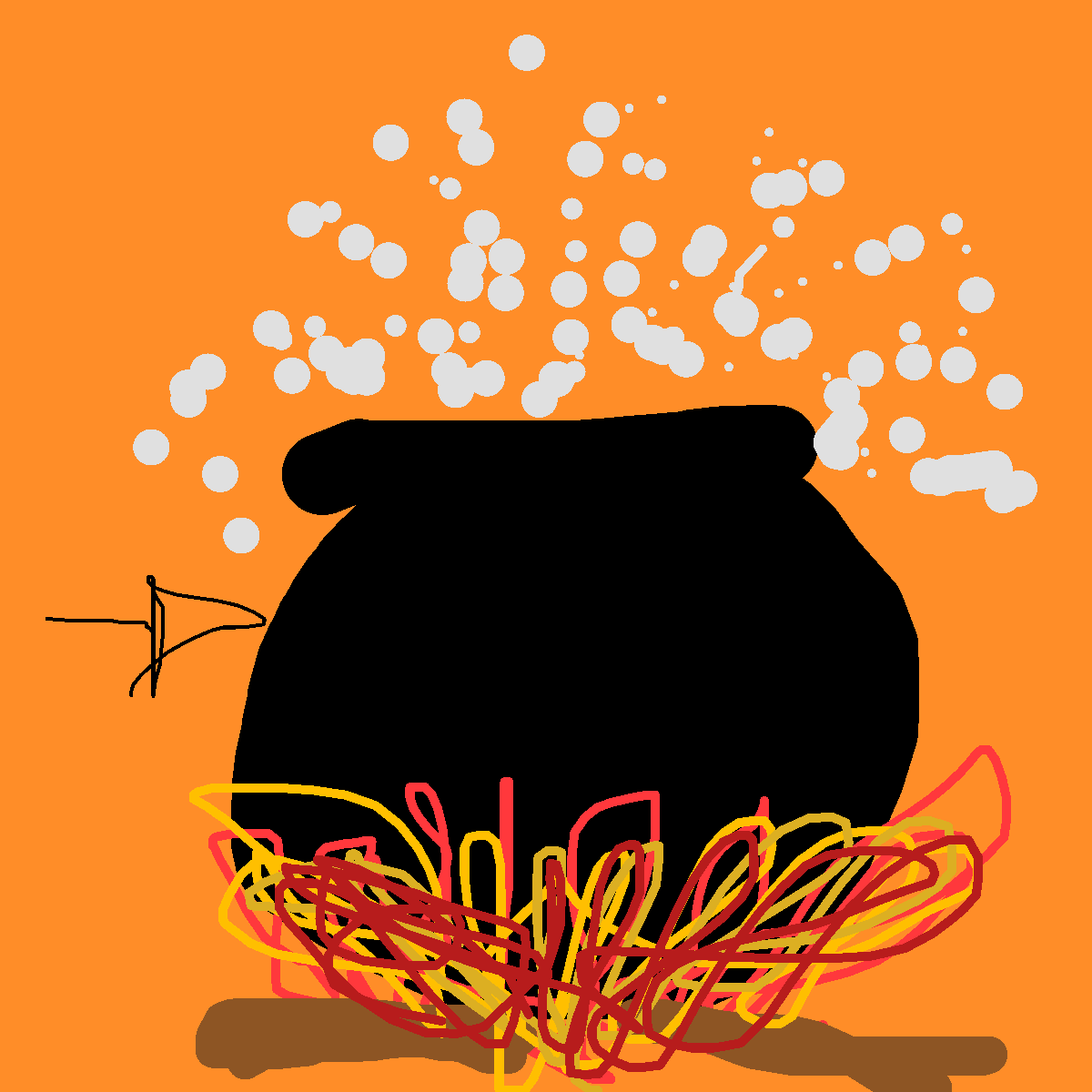 Cauldron drawing by winniesmom