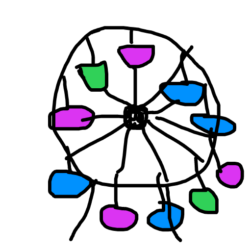 Ferris Wheel drawing by parkalini