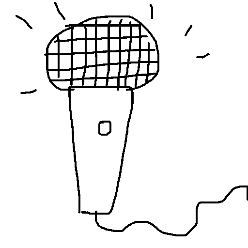 Microphone drawing by mikestam195