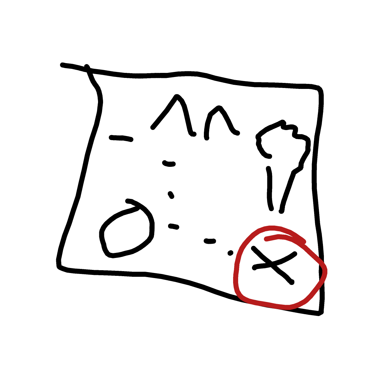 Treasure Map drawing by cream-live-style