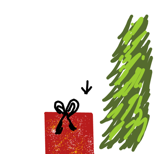 Present drawing by manders