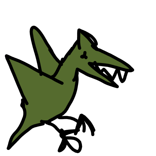 Pterodactyl drawing by sure-color-anvil