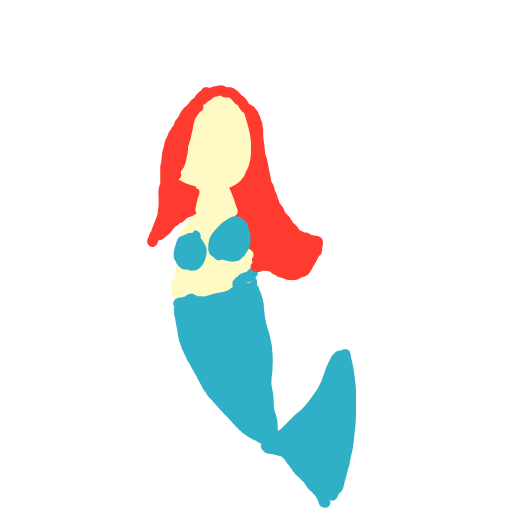 Mermaid drawing by GhoulBeing