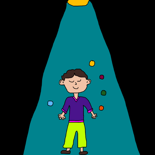 Juggler drawing by krissywissy