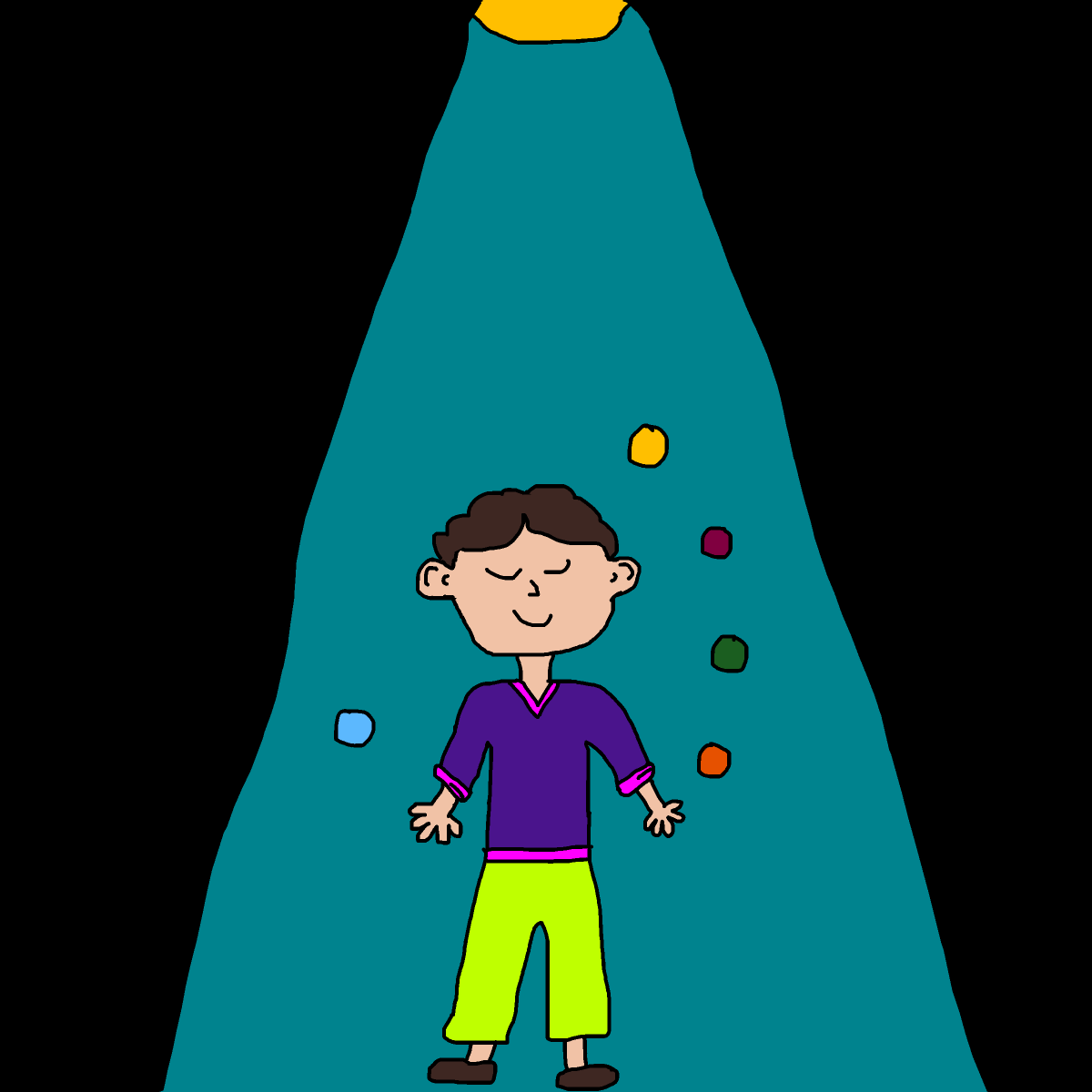 Juggler drawing by krissywissy