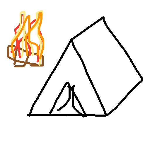 Tent drawing by mikestam195