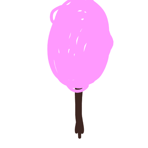Cotton Candy drawing by sharp-coral-sage